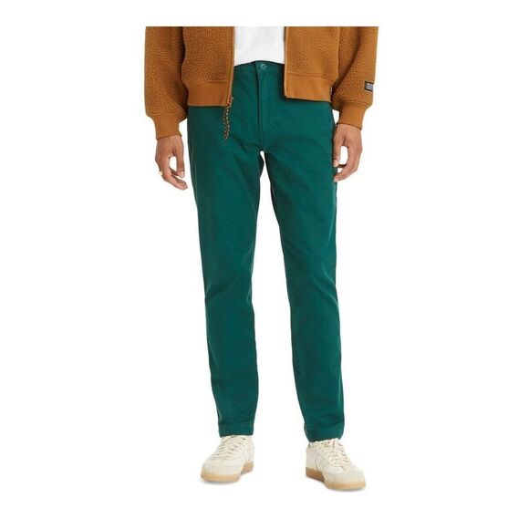 Levi's XX Chino Men's Sz 33x34 Green Relaxed Taper Fit Stretch Twill Pants $70 - Picture 5 of 6